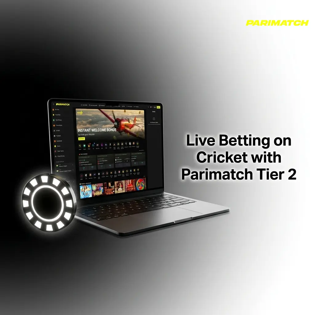 Live cricket betting on Parimatch Tier 2 with real-time odds, in-play markets, and cash-out options available.
