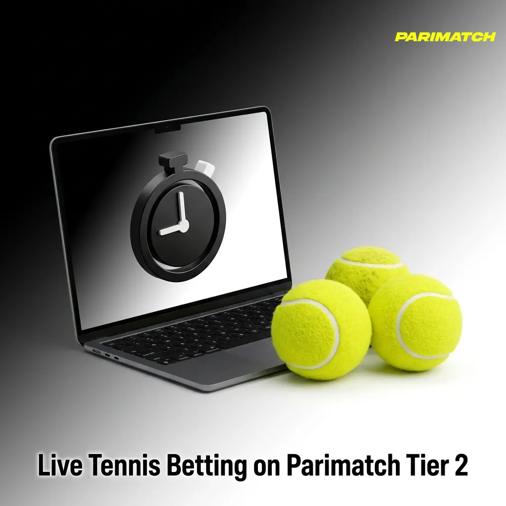 Live tennis betting on Parimatch Tier 2 with ATP, WTA, ITF match odds updating point by point in real time