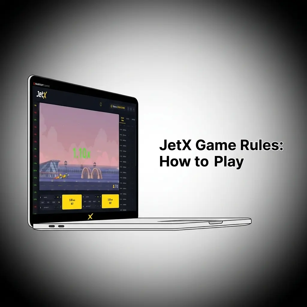 JetX game screen showing jet ascending with rising multiplier and cash out button for provably fair crash betting