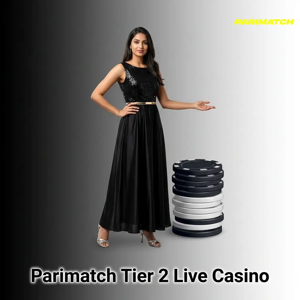 Parimatch Tier 2 live casino with real dealer games including roulette, blackjack, baccarat, and game shows