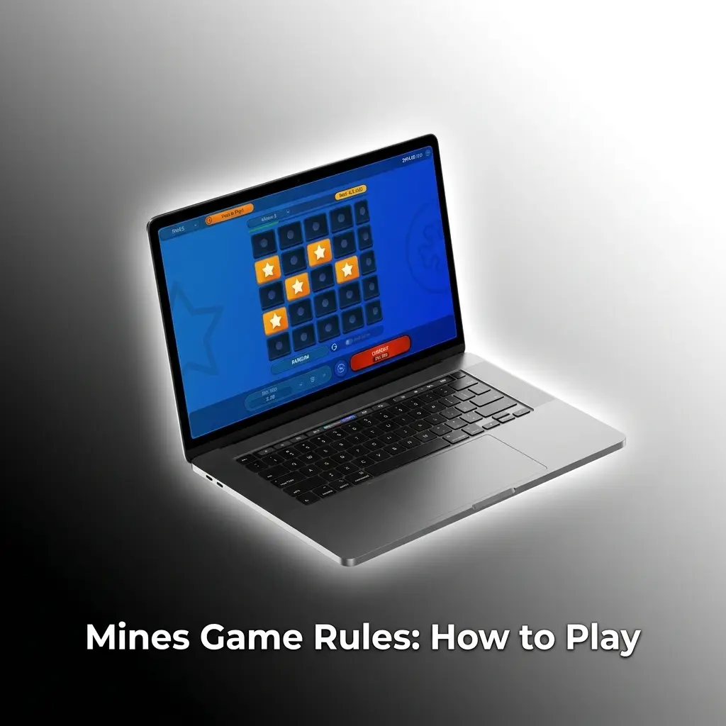 Mines game grid with 25 tiles showing safe reveals, multipliers, and hidden mines for online betting gameplay