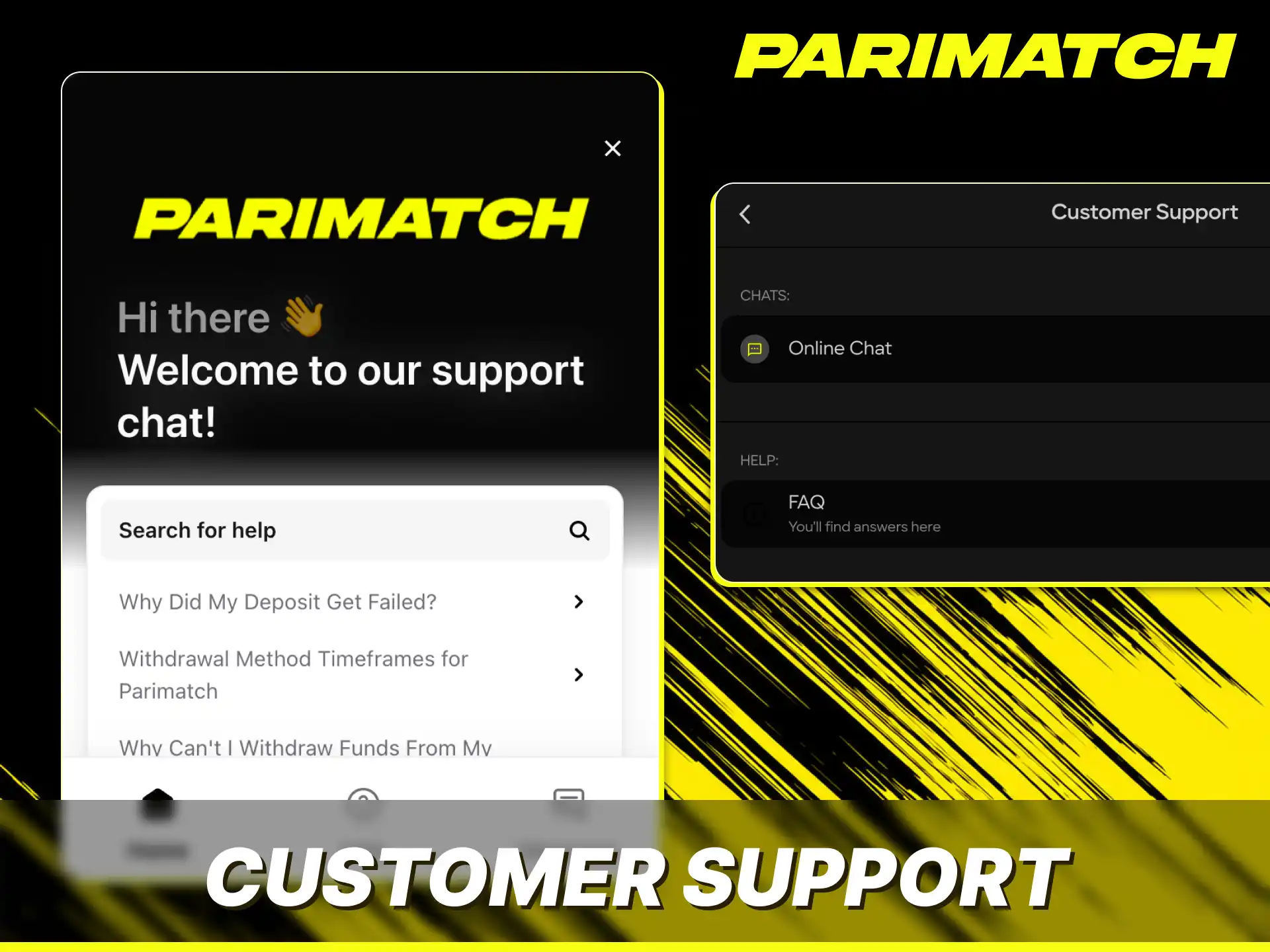 Reach out to helpful representatives through the Parimatch contacts and customer support channels.